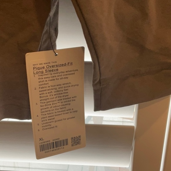 Lululemon Pique Oversized-Fit Long Sleeve - Picture 2 of 3